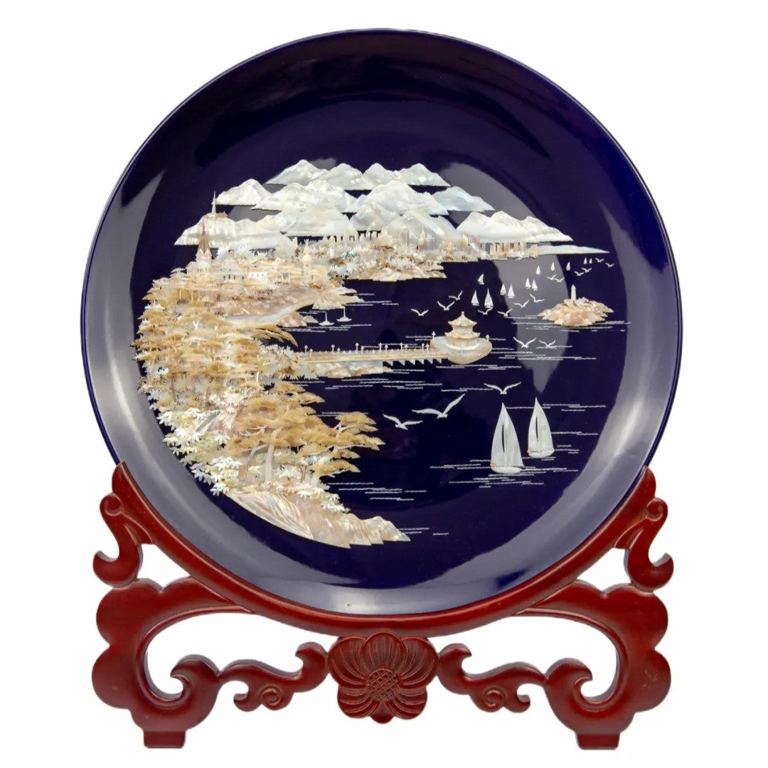 Shell Carving of QingDao Scenery