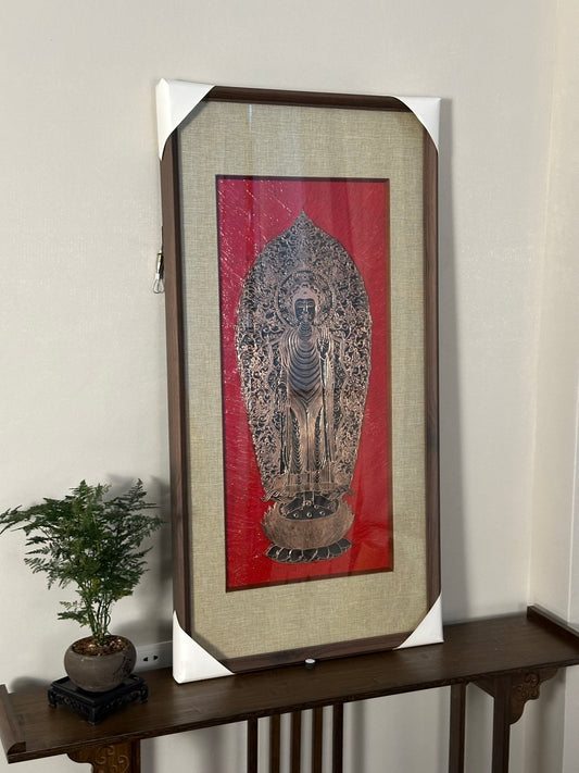 <Statue of Emei Mountain Buddha> with Copper Plate Rubbing
