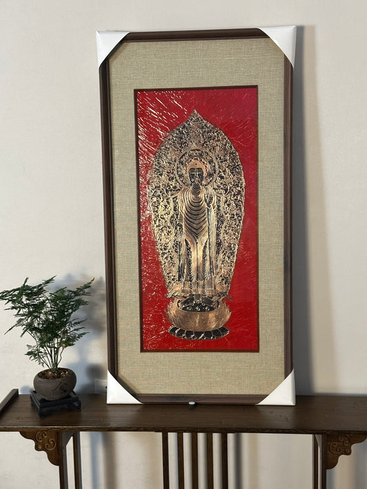 <Statue of Emei Mountain Buddha> with Copper Plate Rubbing
