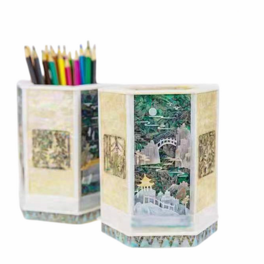 Treasure Shells Pen Container